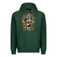 Sports Green western cross Premium Hoodie - RanaPortraitStore