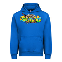 Cobalt bartender Urban Hoodie - Zillion Design Studio