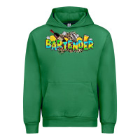 Emerald bartender Urban Hoodie - Zillion Design Studio