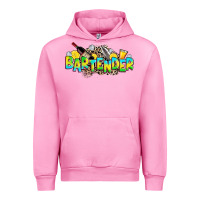 Fuchsia Pink bartender Urban Hoodie - Zillion Design Studio