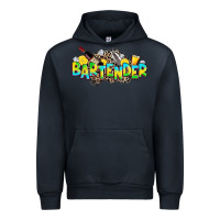 Navy bartender Urban Hoodie - Zillion Design Studio