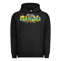 Pigment Black bartender Urban Hoodie - Zillion Design Studio