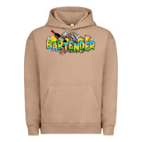 Pigment Burro bartender Urban Hoodie - Zillion Design Studio