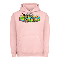 Pigment Salmon bartender Urban Hoodie - Zillion Design Studio