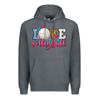 Rock love volleyball Premium Hoodie - Zillion Design Studio