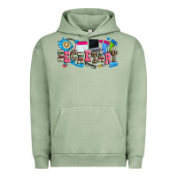 Pigment Oil Green secretary Urban Hoodie - Zillion Design Studio