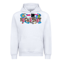 White secretary Urban Hoodie - Zillion Design Studio