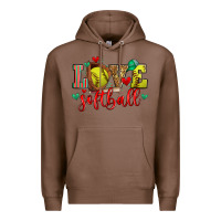 Chestnut love softball Premium Hoodie - Zillion Design Studio