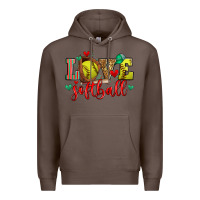 Coffee love softball Premium Hoodie - Zillion Design Studio