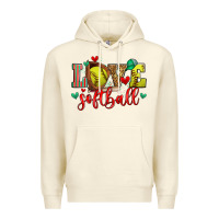 Sandshell love softball Premium Hoodie - Zillion Design Studio