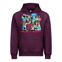 Mauve Wine pa physician assistant Urban Hoodie - Zillion Design Studio