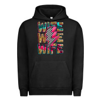 Pigment Black race wife wife wife lightningbolt Urban Hoodie - Zillion Design Studio