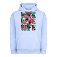 Pigment Grape Ice race wife wife wife lightningbolt Urban Hoodie - Zillion Design Studio