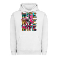 Pigment Lunar Rock race wife wife wife lightningbolt Urban Hoodie - Zillion Design Studio
