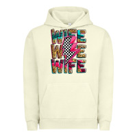 Pigment Pistachio race wife wife wife lightningbolt Urban Hoodie - Zillion Design Studio