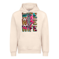 Sandshell race wife wife wife lightningbolt Urban Hoodie - Zillion Design Studio