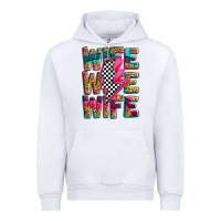 White race wife wife wife lightningbolt Urban Hoodie - Zillion Design Studio