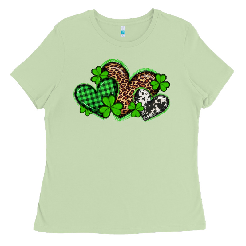 St Patricks Day Western Hearts Ladies Tee by Artiststas | Teevron