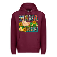 Burgundy mama hen Premium Hoodie - Zillion Design Studio