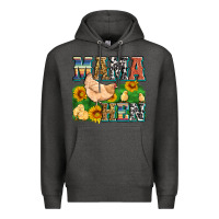Charcoal Heather mama hen Premium Hoodie - Zillion Design Studio