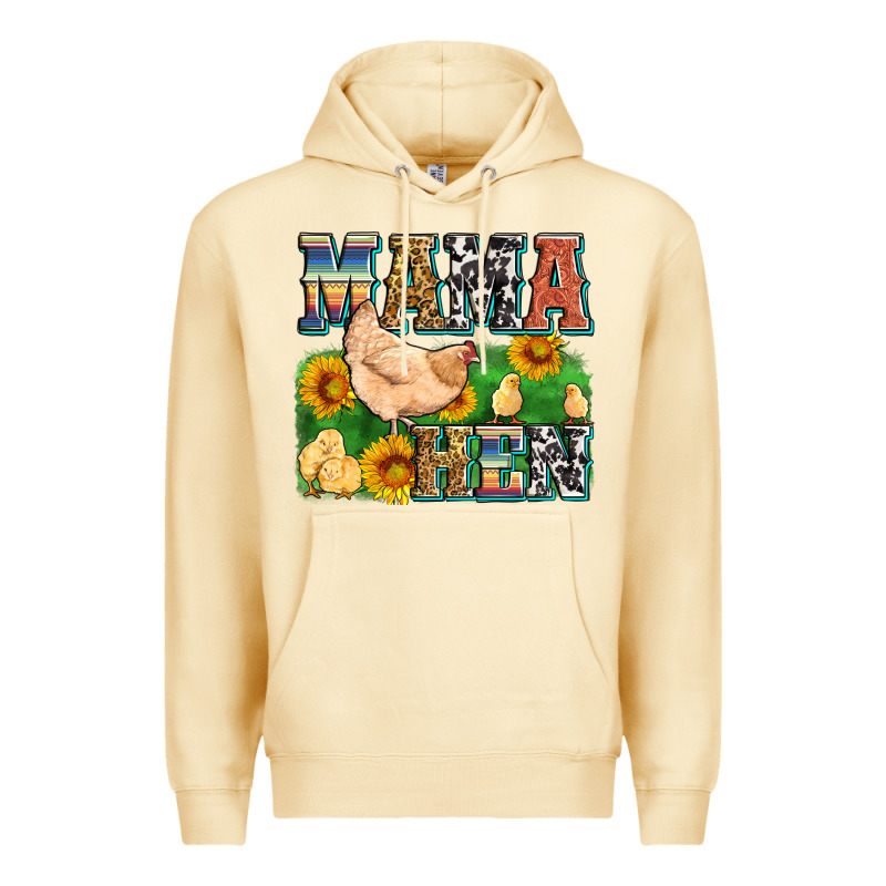 Mama Hen Premium Hoodie by Zillion Design Studio | Teevron