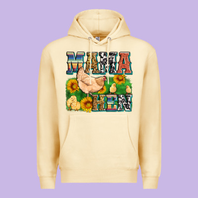 Mama Hen Premium Hoodie Designed By Zillion Design Studio