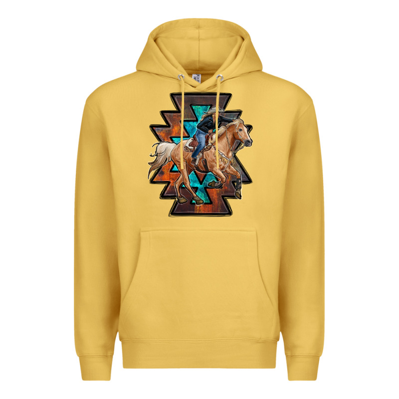 Cowgirl With Aztec Premium Hoodie by RanaPortraitStore | Teevron