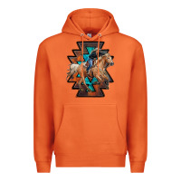 Carrot cowgirl with aztec Premium Hoodie - RanaPortraitStore