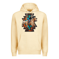 Pina Colada cowgirl with aztec Premium Hoodie - RanaPortraitStore