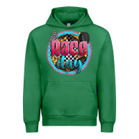 Emerald race day Urban Hoodie - Zillion Design Studio