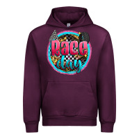 Mauve Wine race day Urban Hoodie - Zillion Design Studio