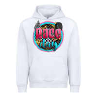White race day Urban Hoodie - Zillion Design Studio