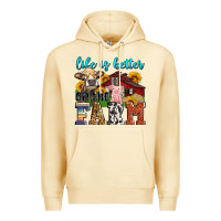 Pina Colada life is better on the farm Premium Hoodie - Zillion Design Studio