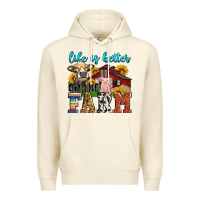 Sandshell life is better on the farm Premium Hoodie - Zillion Design Studio