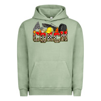 Pigment Oil Green race coach Urban Hoodie - Zillion Design Studio