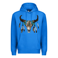 True Royal boho bull skull Premium Hoodie - RanaPortraitStore