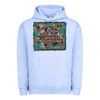 Pigment Grape Ice aztec background with gemstone and cowhide Urban Hoodie - RanaPortraitStore