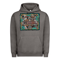 Pigment Tornado aztec background with gemstone and cowhide Urban Hoodie - RanaPortraitStore