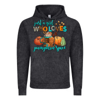 Vintage Black just a girl who loves pumpkin spice Vintage Hoodie - AdoDesignShop