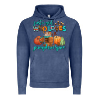 Vintage Denim just a girl who loves pumpkin spice Vintage Hoodie - AdoDesignShop