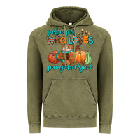 Vintage Olive just a girl who loves pumpkin spice Vintage Hoodie - AdoDesignShop