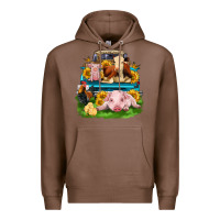 Chestnut farm truck animals Premium Hoodie - Zillion Design Studio
