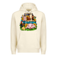 Sandshell farm truck animals Premium Hoodie - Zillion Design Studio
