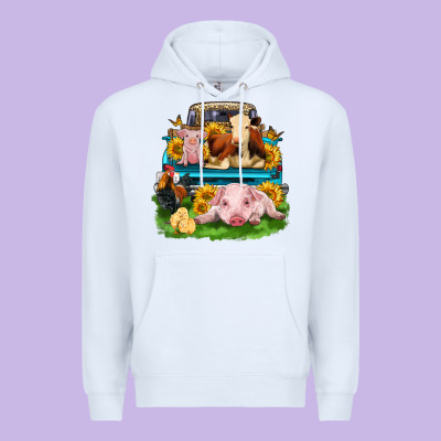 Farm Truck Animals Premium Hoodie Designed By Zillion Design Studio