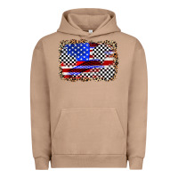 Pigment Burro race american flag Urban Hoodie - Zillion Design Studio