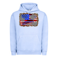 Pigment Grape Ice race american flag Urban Hoodie - Zillion Design Studio