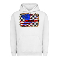 Pigment Lunar Rock race american flag Urban Hoodie - Zillion Design Studio