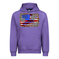 Tulip race american flag Urban Hoodie - Zillion Design Studio