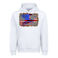 White race american flag Urban Hoodie - Zillion Design Studio
