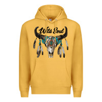 Wild Soul Boho Skull Premium Hoodie | Teevron